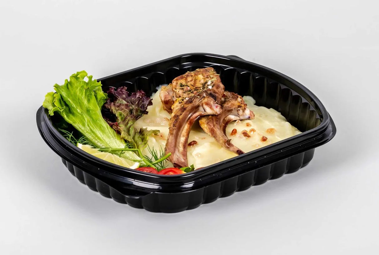 Tek Göz Kapaklı Gıda Kabı (Sıcağa Dayanıklı)