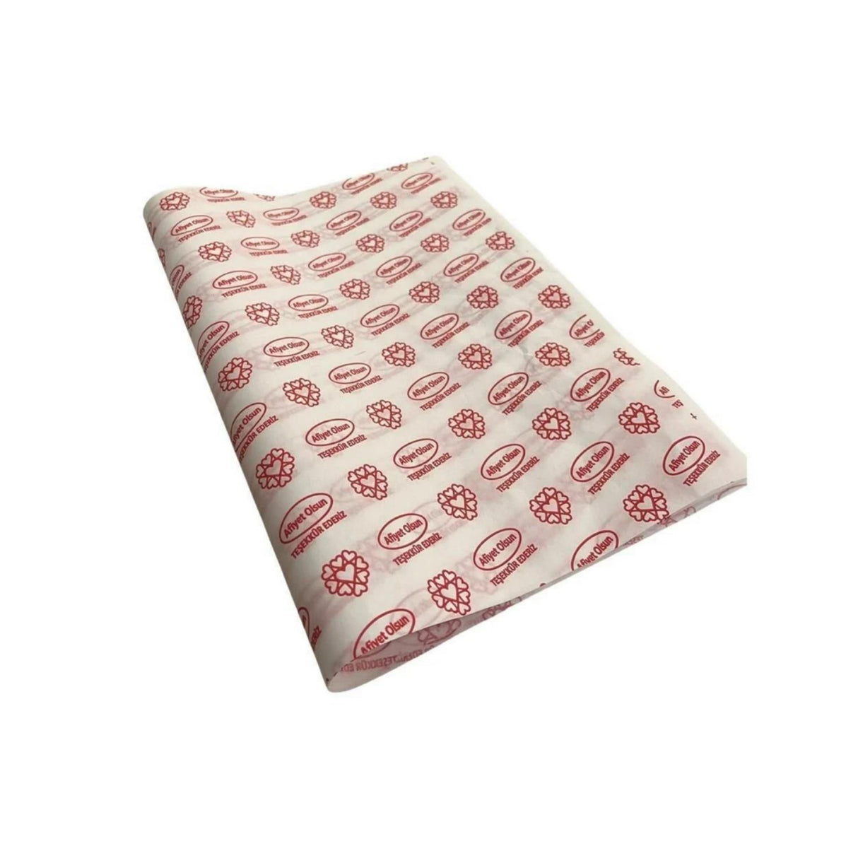 Ambalaj Kağıdı Sülfit Kağıt 35x50 cm “Afiyet Olsun” (10 kg)