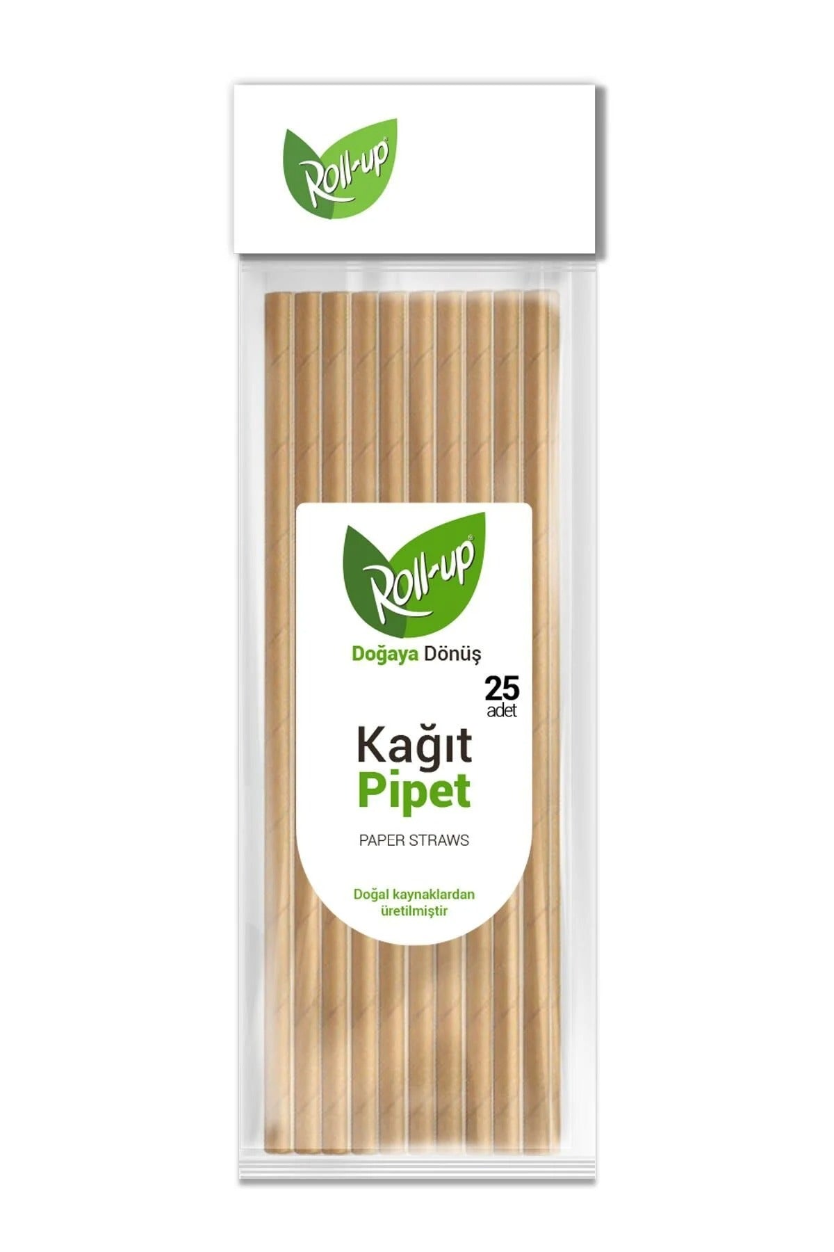 Kağıt Pipet Kraft (25’li)