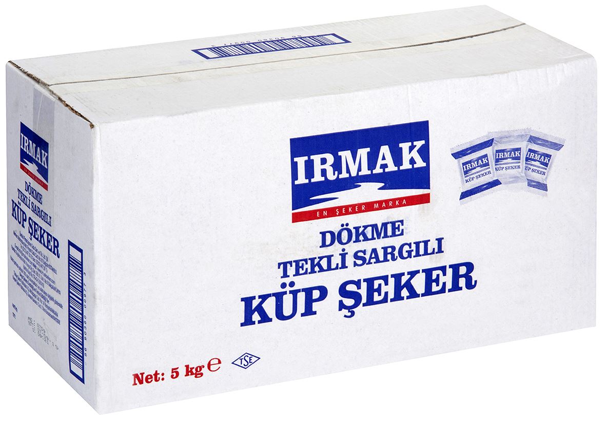 Irmak Tekli Sargılı Dökme Küp Şeker 5000G