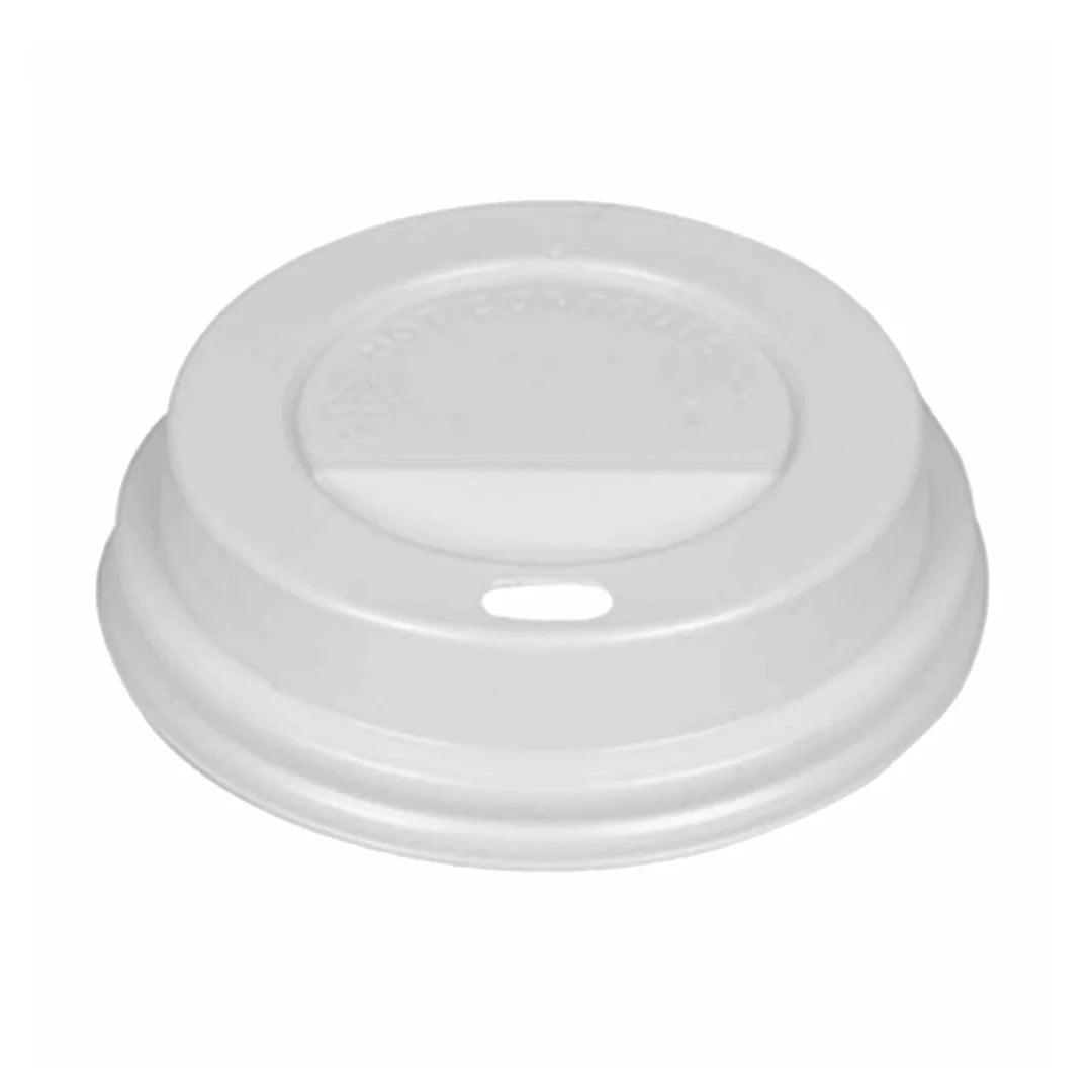 14–16 Oz Sıcak İçecek Kapağı Beyaz (90 mm)