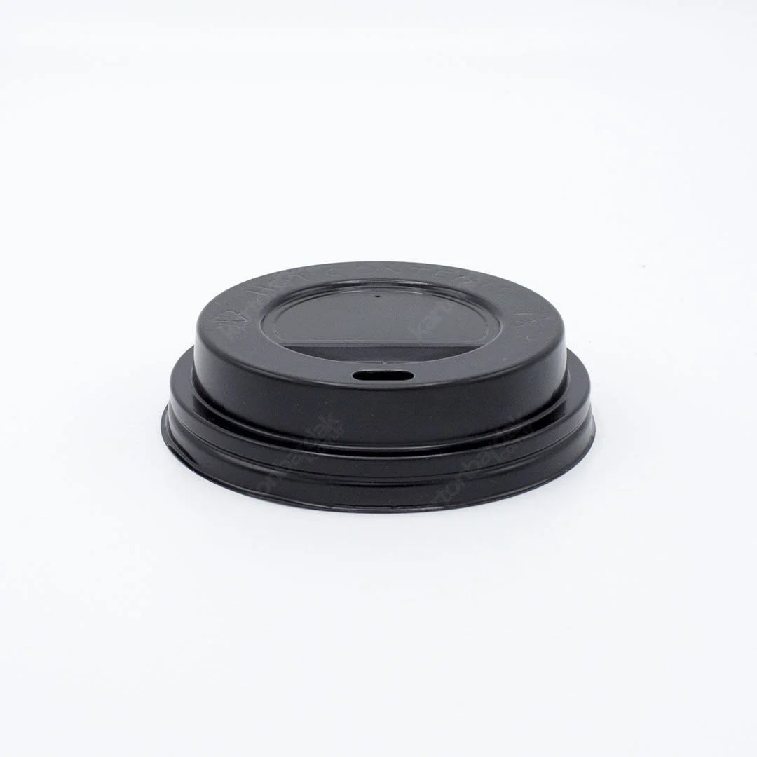 14–16 Oz Sıcak İçecek Kapağı Siyah (90 mm)