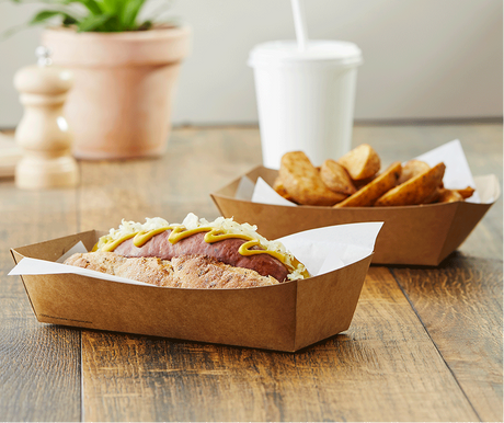 Kumpir Kutusu & Konik Tabak 17x11x6 cm