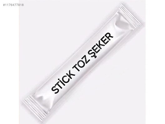 Şeker Stick Beyaz 3 Gr 1000 Adet